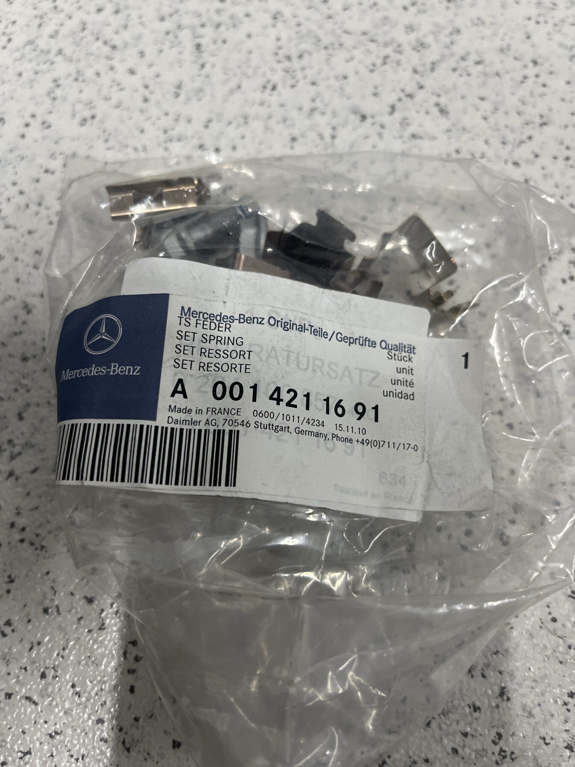 Mola Mercedes A0014211691