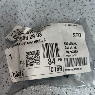 Farolim chapa de matrícula Mercedes A0009062903