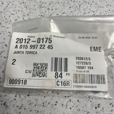 Anel O-Ring Mercedes A0159972245