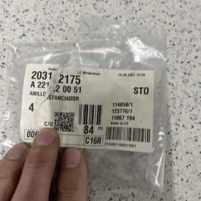 Anel distanciador Mercedes A2215420051