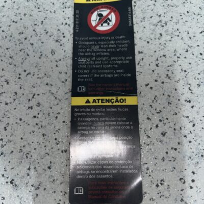 Legenda de informações Mercedes A2118173120