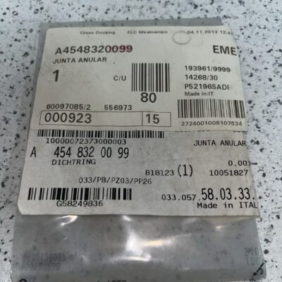 Anel de vedação Mercedes A4548320099
