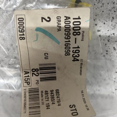 Grampo Mercedes A0009916098