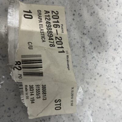 Grampo de mola Mercedes A1249889478