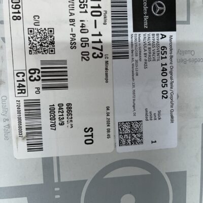 Vavula bypass Mercedes A6511400502