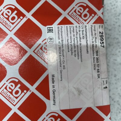 Jogo de guarnição Mercedes A1693601768